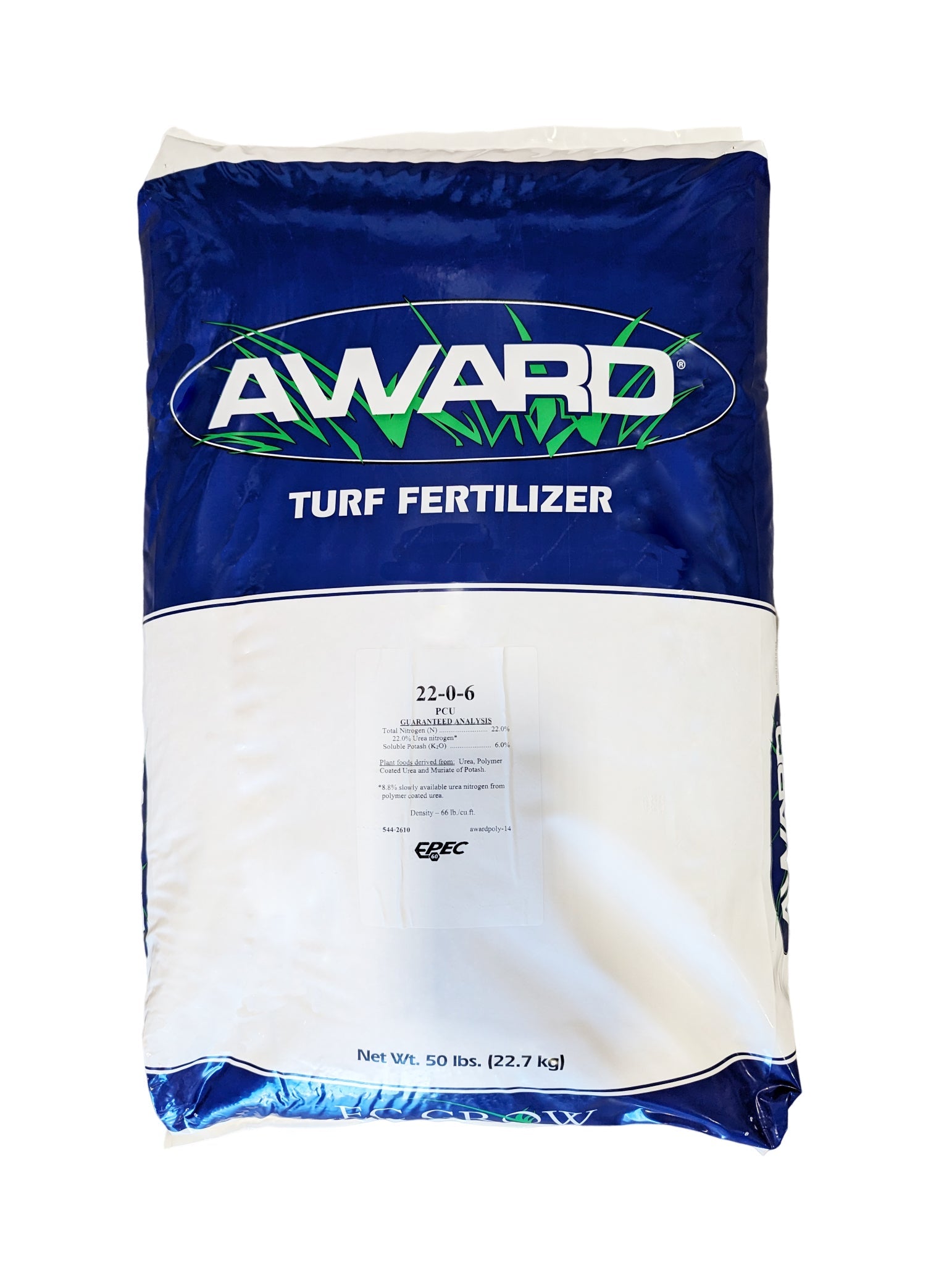 22-0-6 60 Day Turf Fertilizer bag (50 lbs) - simple