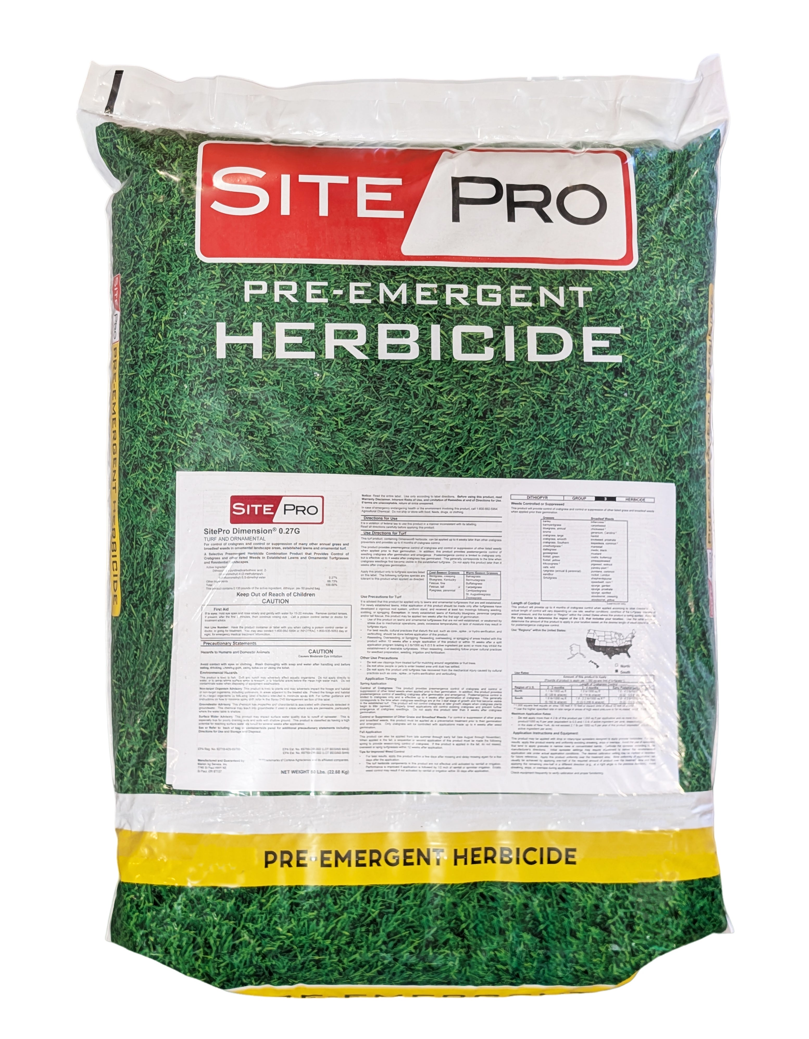 Dimension 270G Herbicide (Sitepro) bag (50 lbs)
