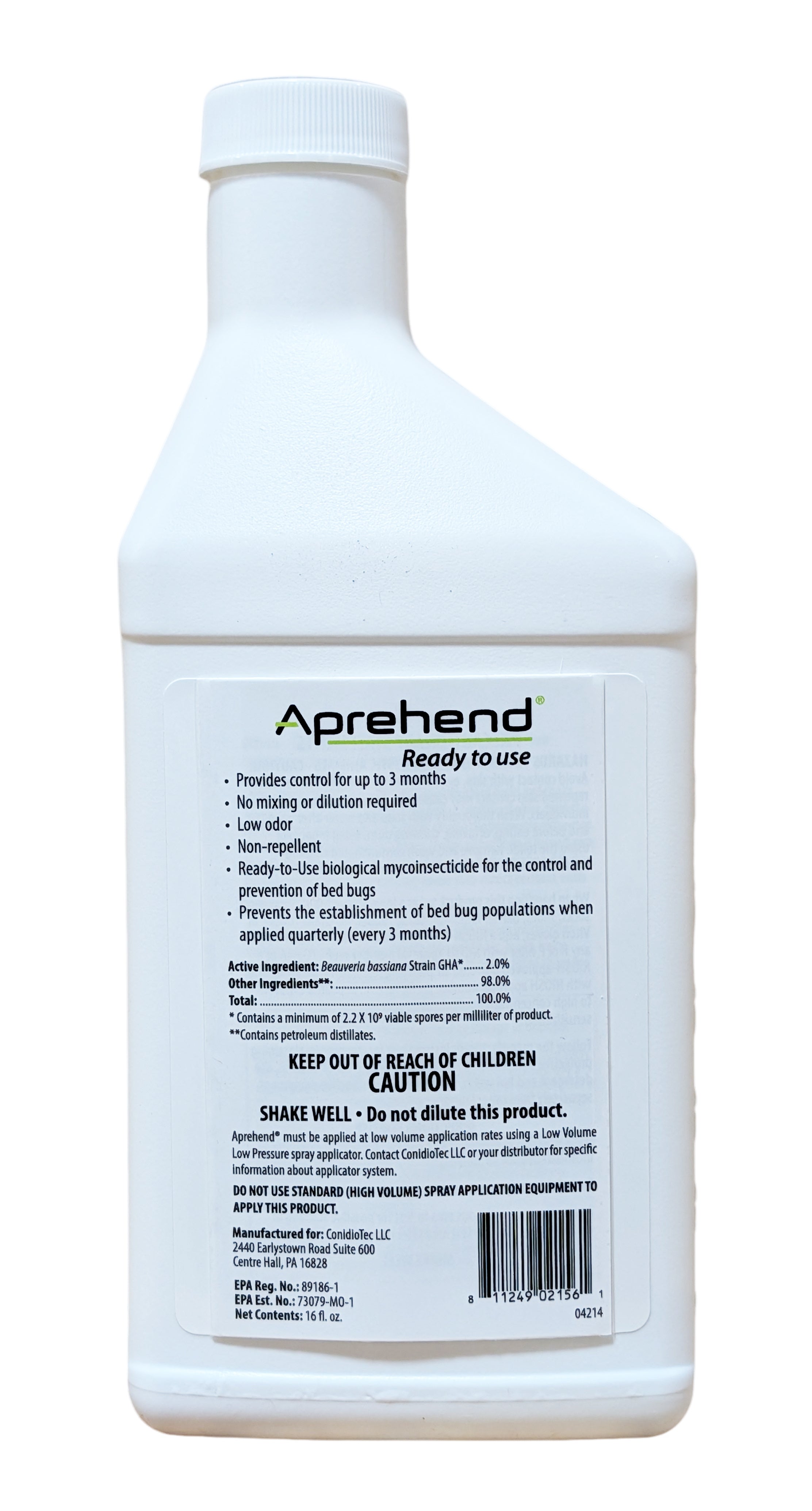 Aprehend RTU Natural Insecticide bottle (16 oz)