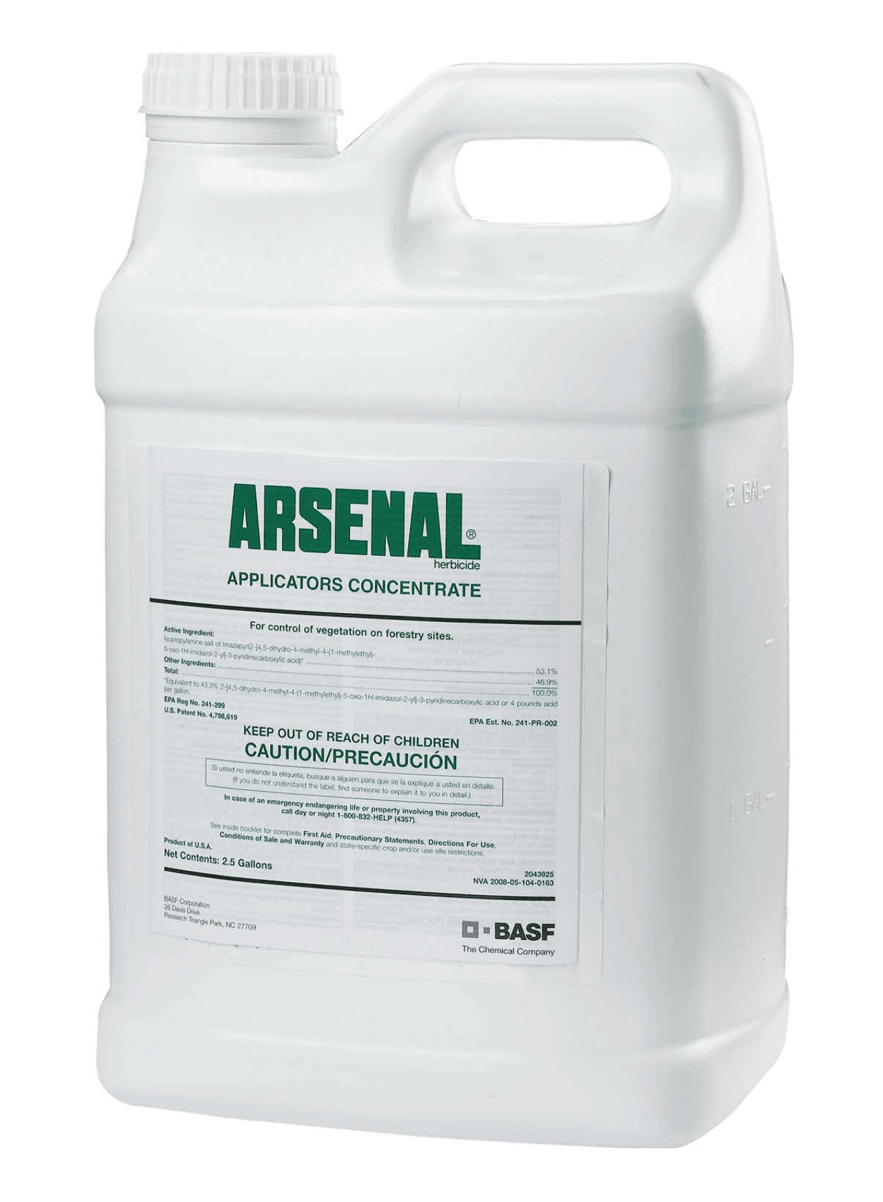 Arsenal AC Herbicide jug (2.5 gal) - simple