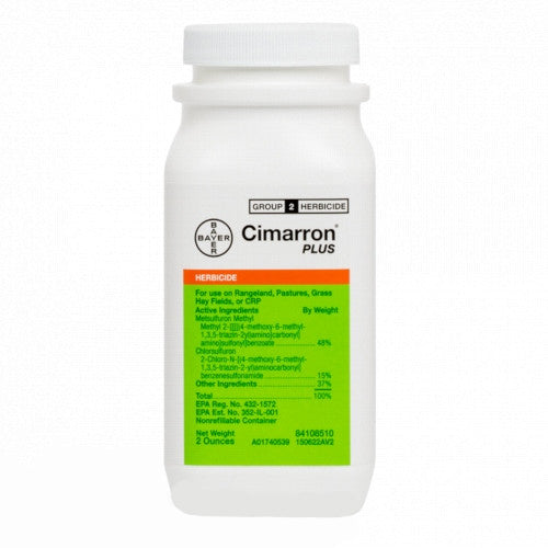 Cimarron Plus Herbicide bottle (2 oz) - simple