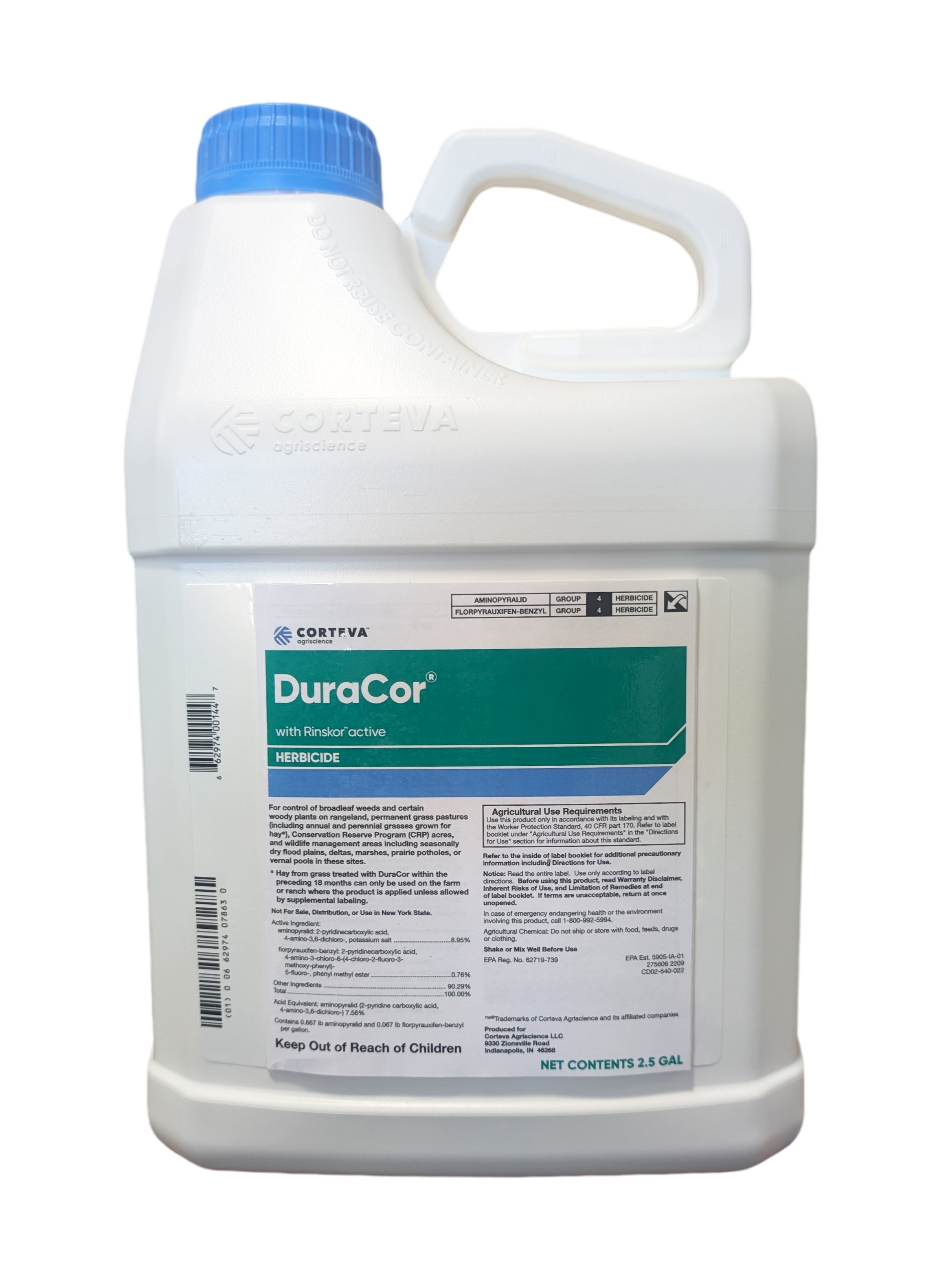 Duracor Herbicide jug (2.5 gal) - simple