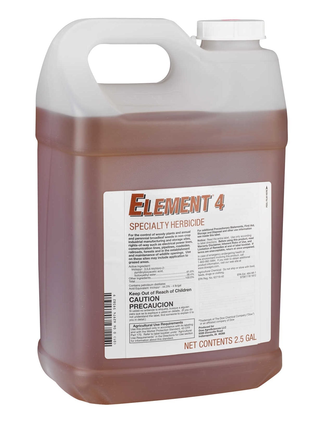 Element 4 Herbicide jug (2.5 gal) - simple
