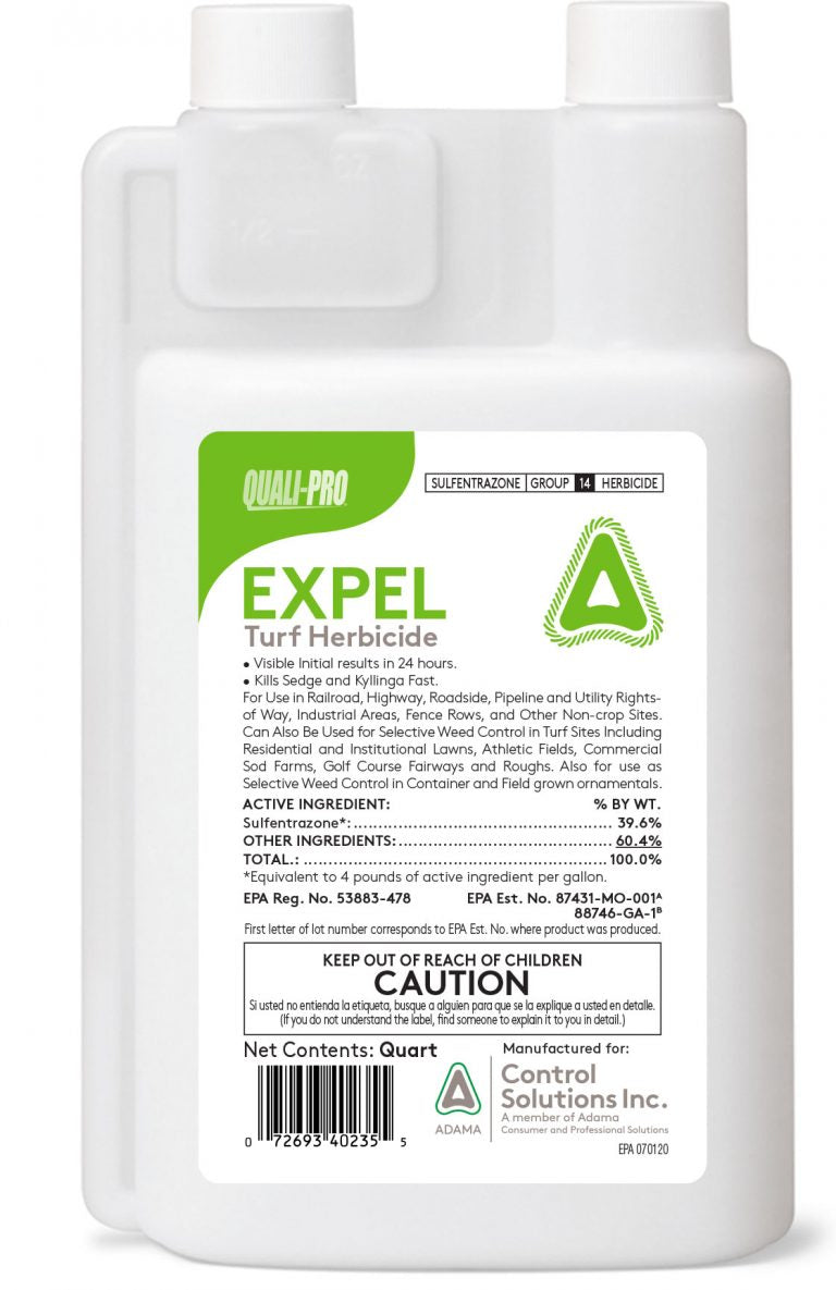 q4 herbicide rain Expel