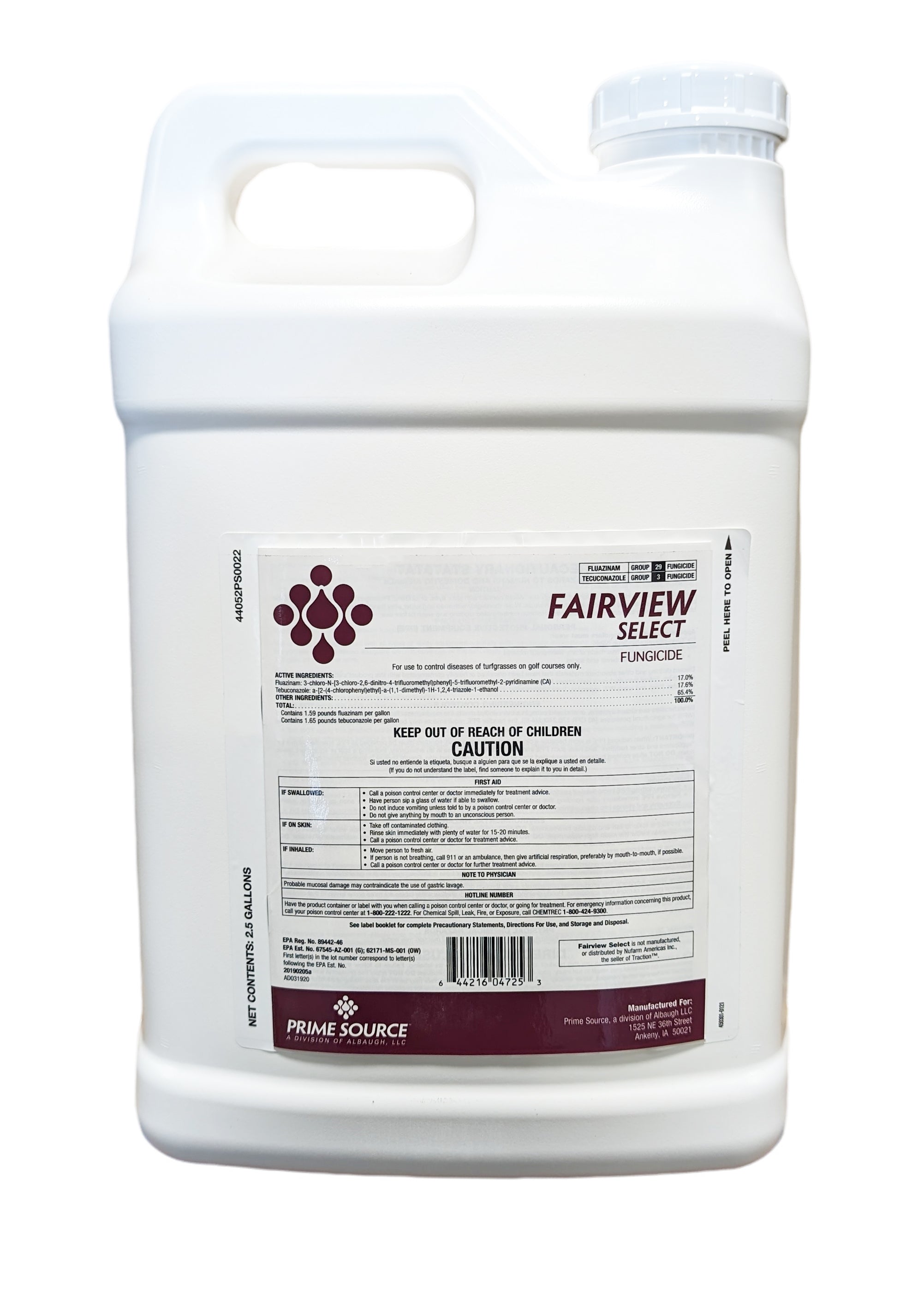 Fairview Select Fungicide jug (2.5 gal) - simple