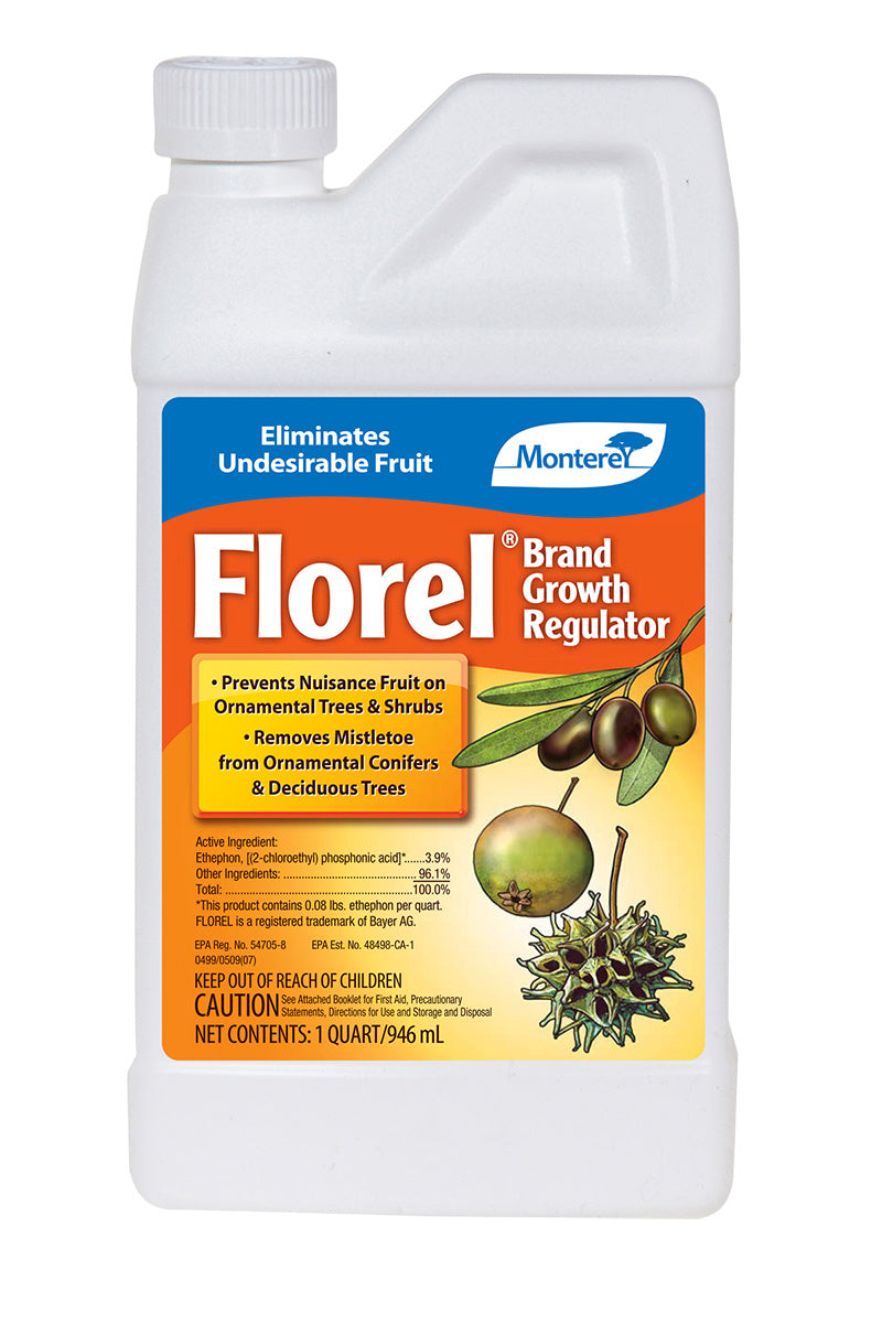 ethephon-based herbicide Florel Growth Regulator – Fruit & Mistletoe Control 32 oz