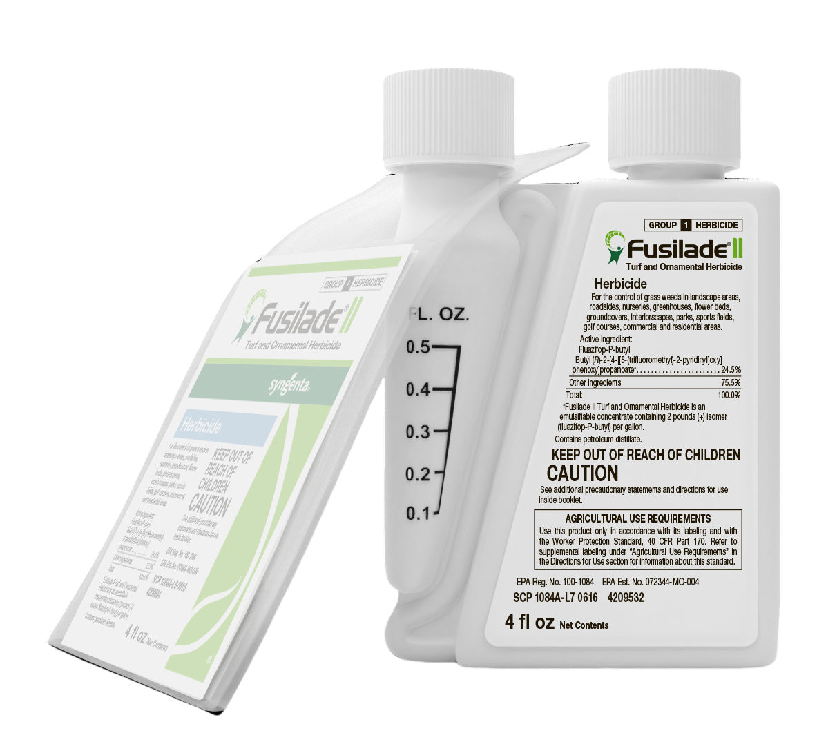 Fusilade II Herbicide bottle (4 oz) - simple