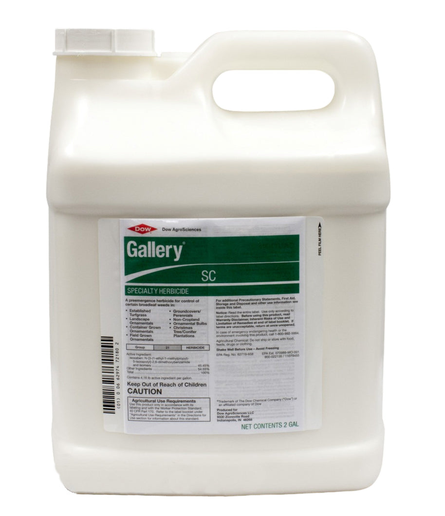 specialty herbicide Gallery SC Herbicide 2 gallons
