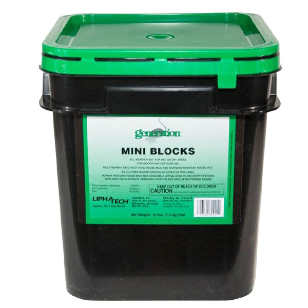 Generation Mini Blocks pail (16 lbs) - simple