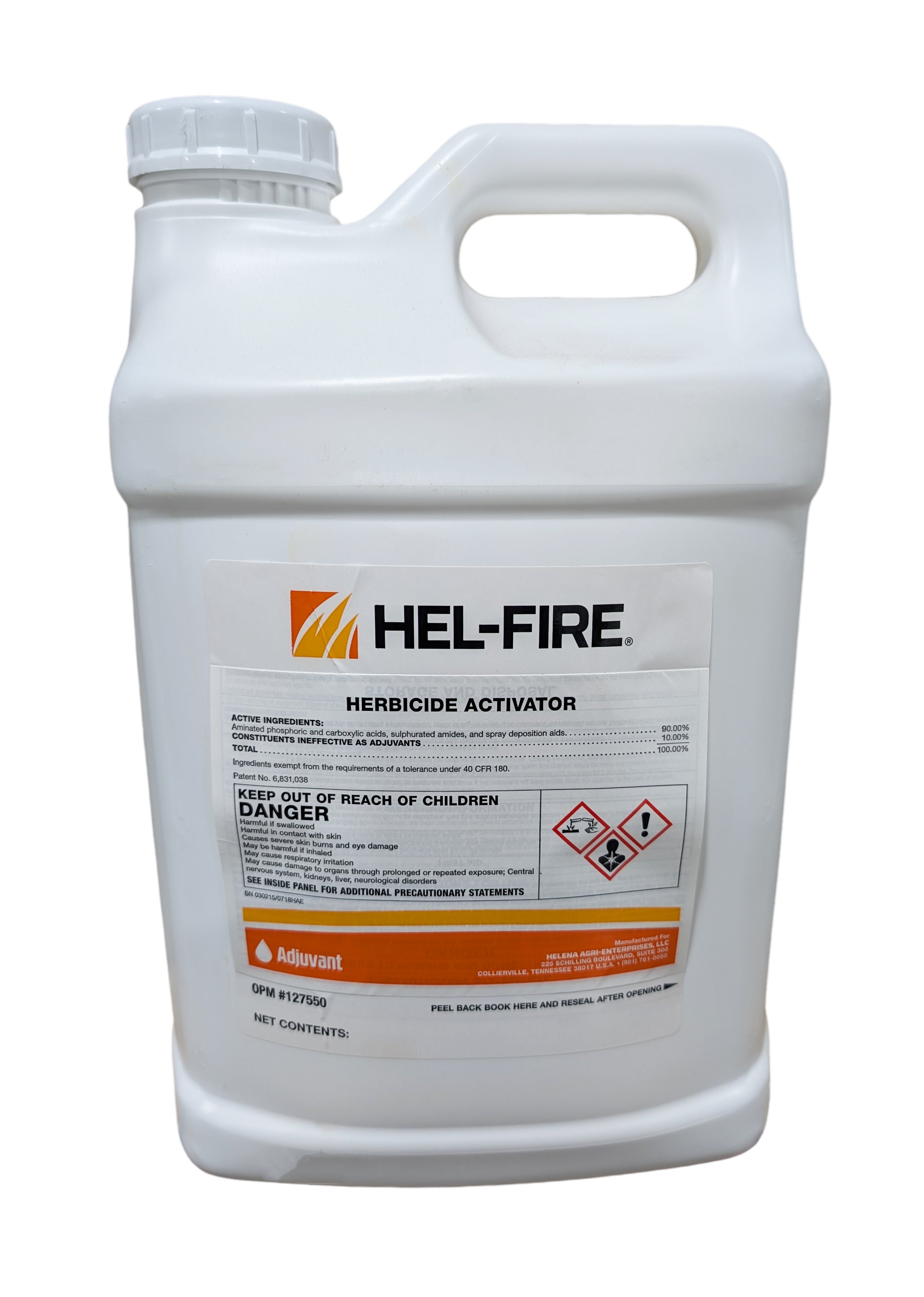 Hel-Fire Herbicide Activator jug (2.5 gallon) - simple