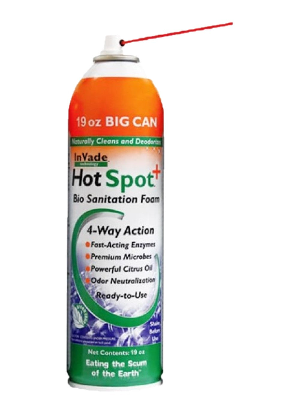Invade Hot Spot Plus can (19 oz.) - simple
