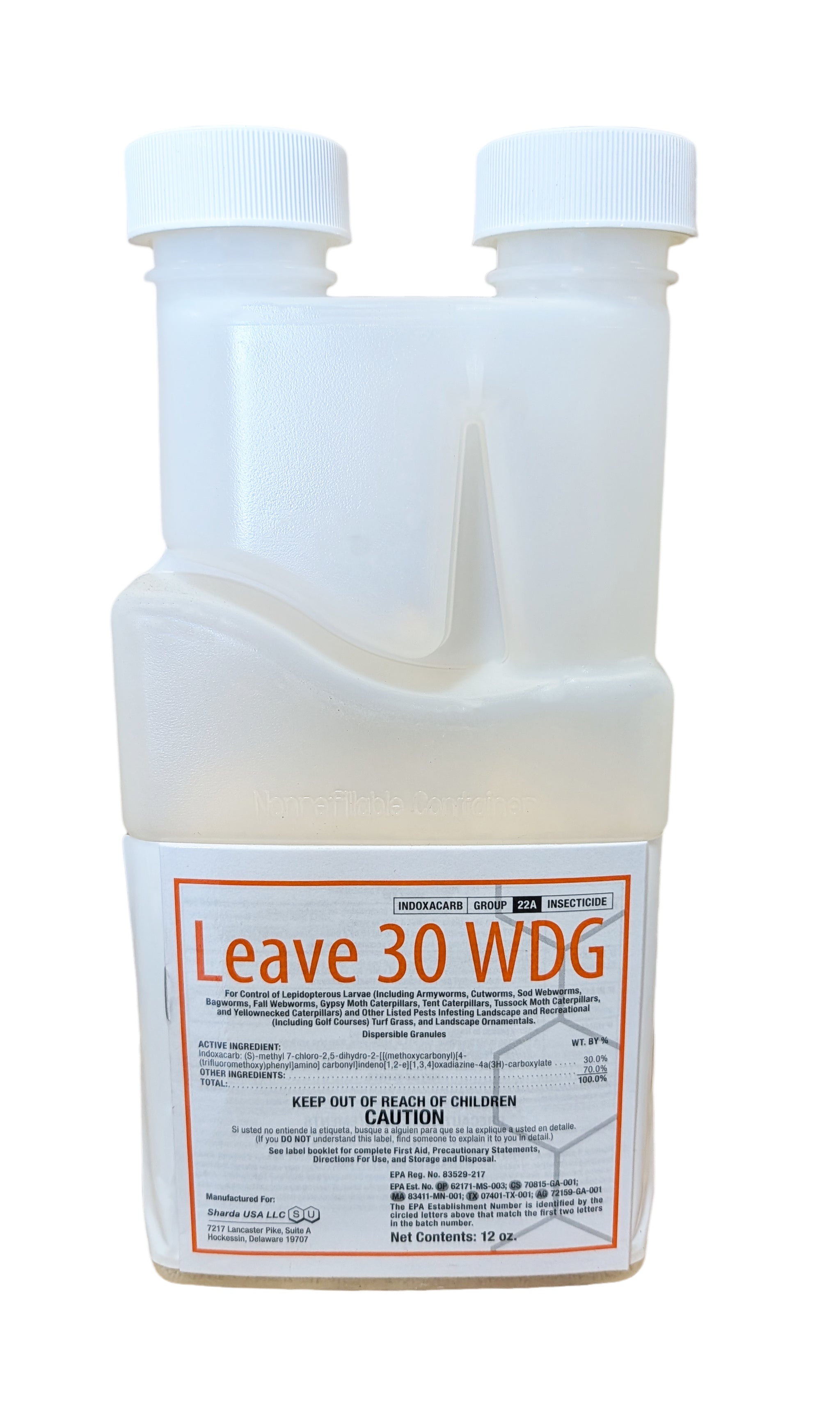 Leave 30 WDG Insecticide bottle (12 oz)