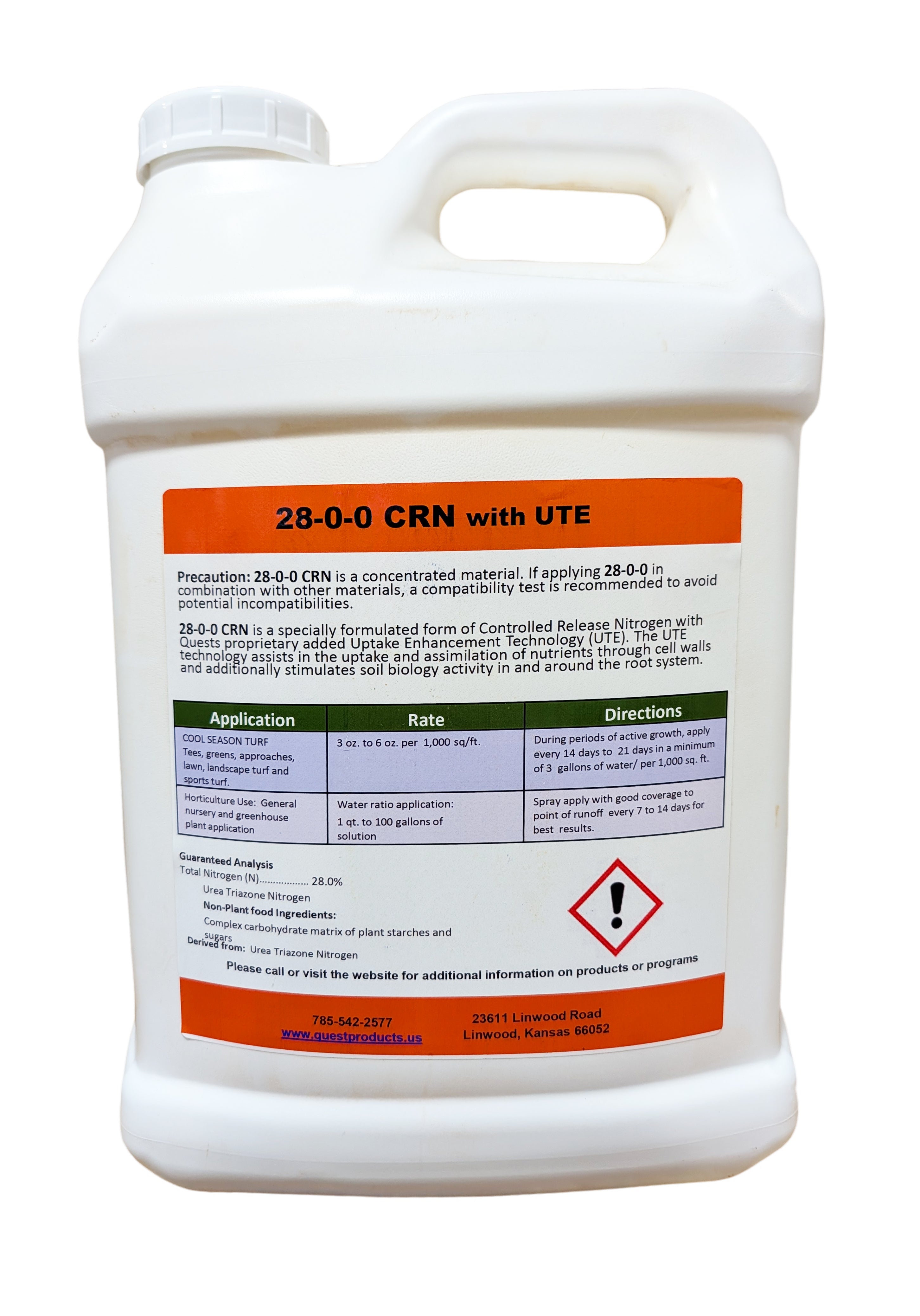 Main Event 28-0-0 Slow Release Nitrogen Fertilizer jug (2.5 gal)