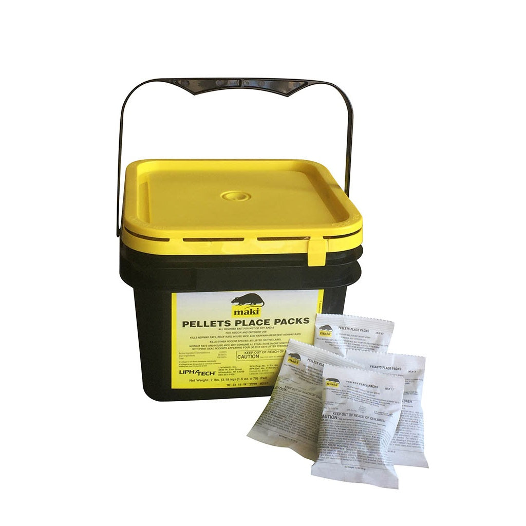 Maki Pellet Place Packs case (4 pails of 75 packs) - simple
