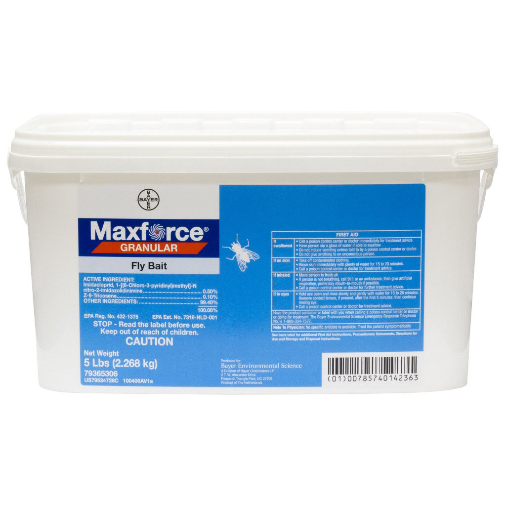 Maxforce Granular Fly Bait pail (5 lbs) - simple