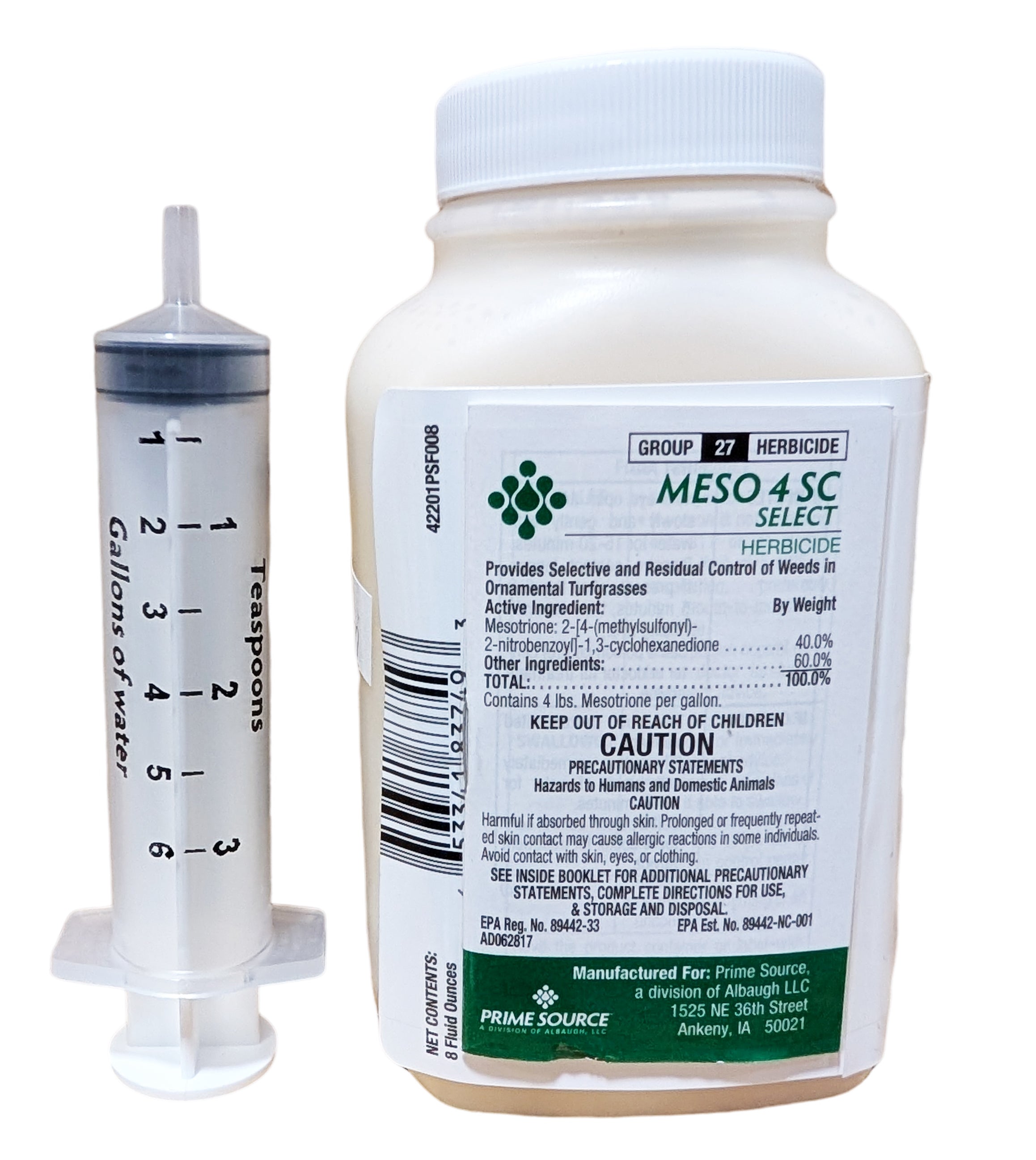 Meso 4SC Select Herbicide bottle (8 oz) - simple