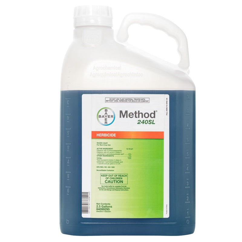 Method 240SL Herbicide jug (2.5 gal) - simple