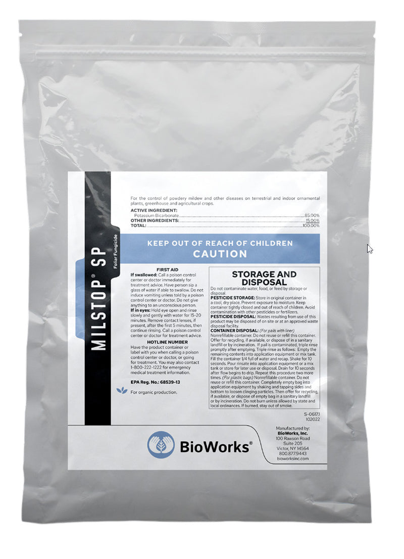 plant fungicide indoor MilStop SP Fungicide – Organic Control for Powdery Mildew & More 5 lbs