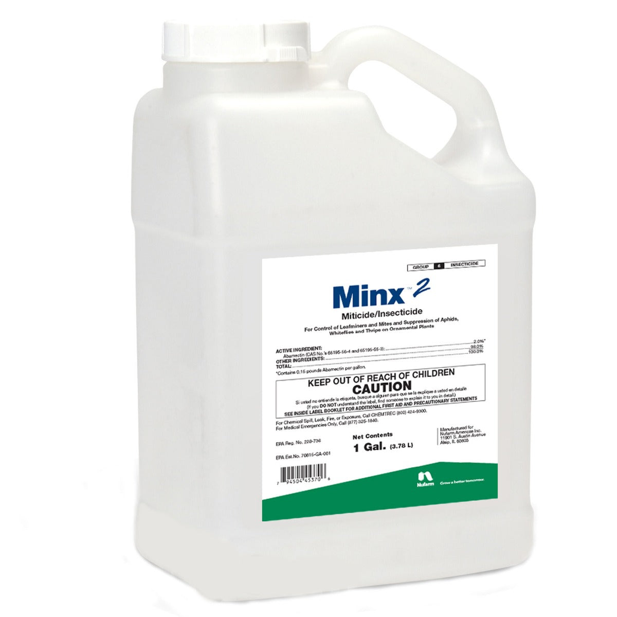 Minx 2 Miticide and Insecticide gallon (128 oz) - simple
