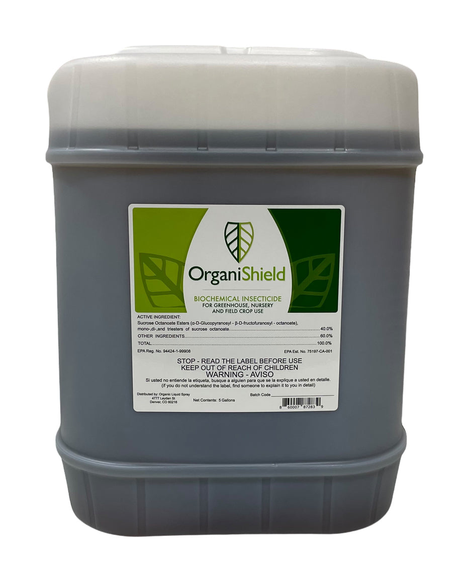 OrganiShield Insecticide Miticide jug (5 gal) - simple