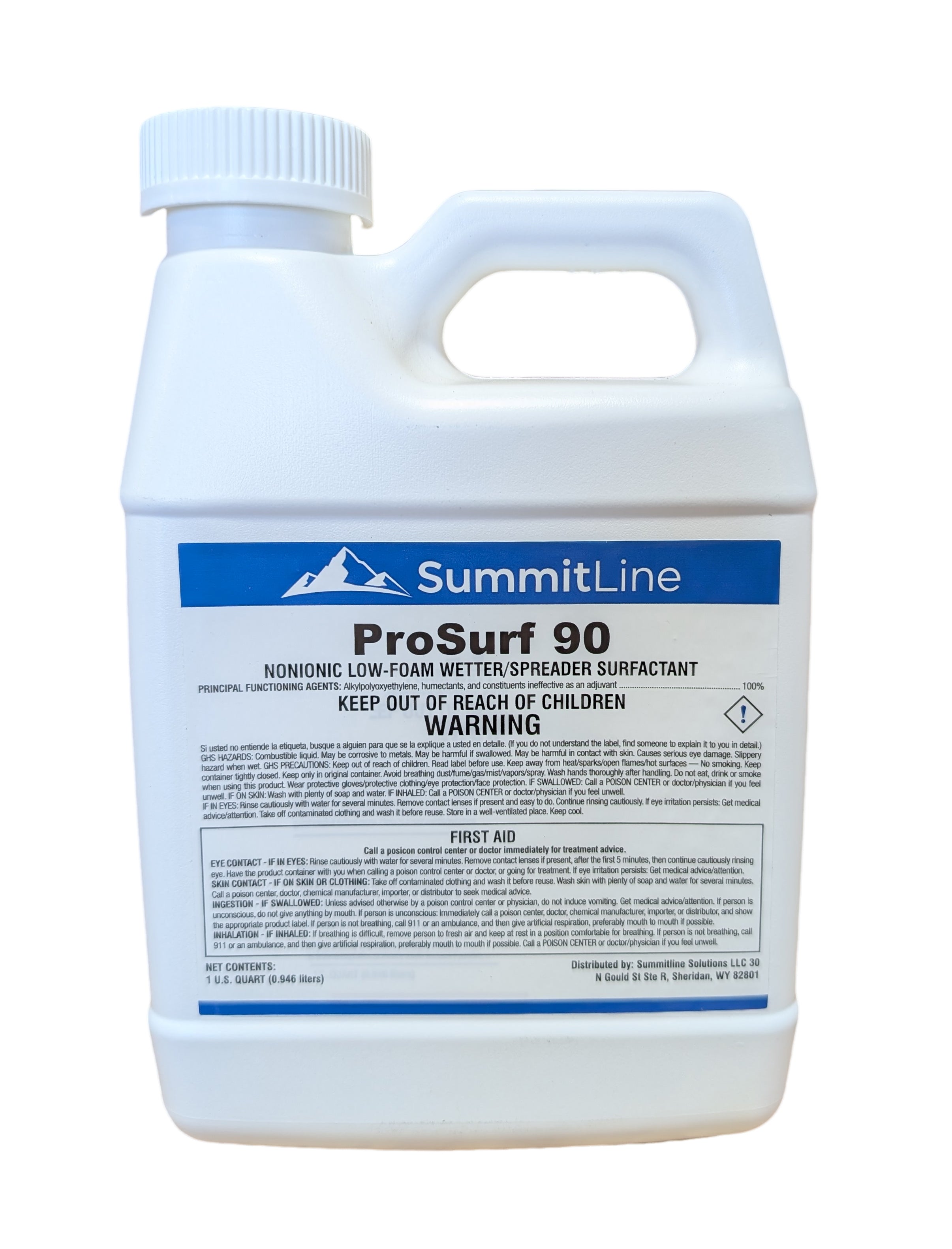 blue foam herbicide Prosurf 90 Non-Ionic Surfactant