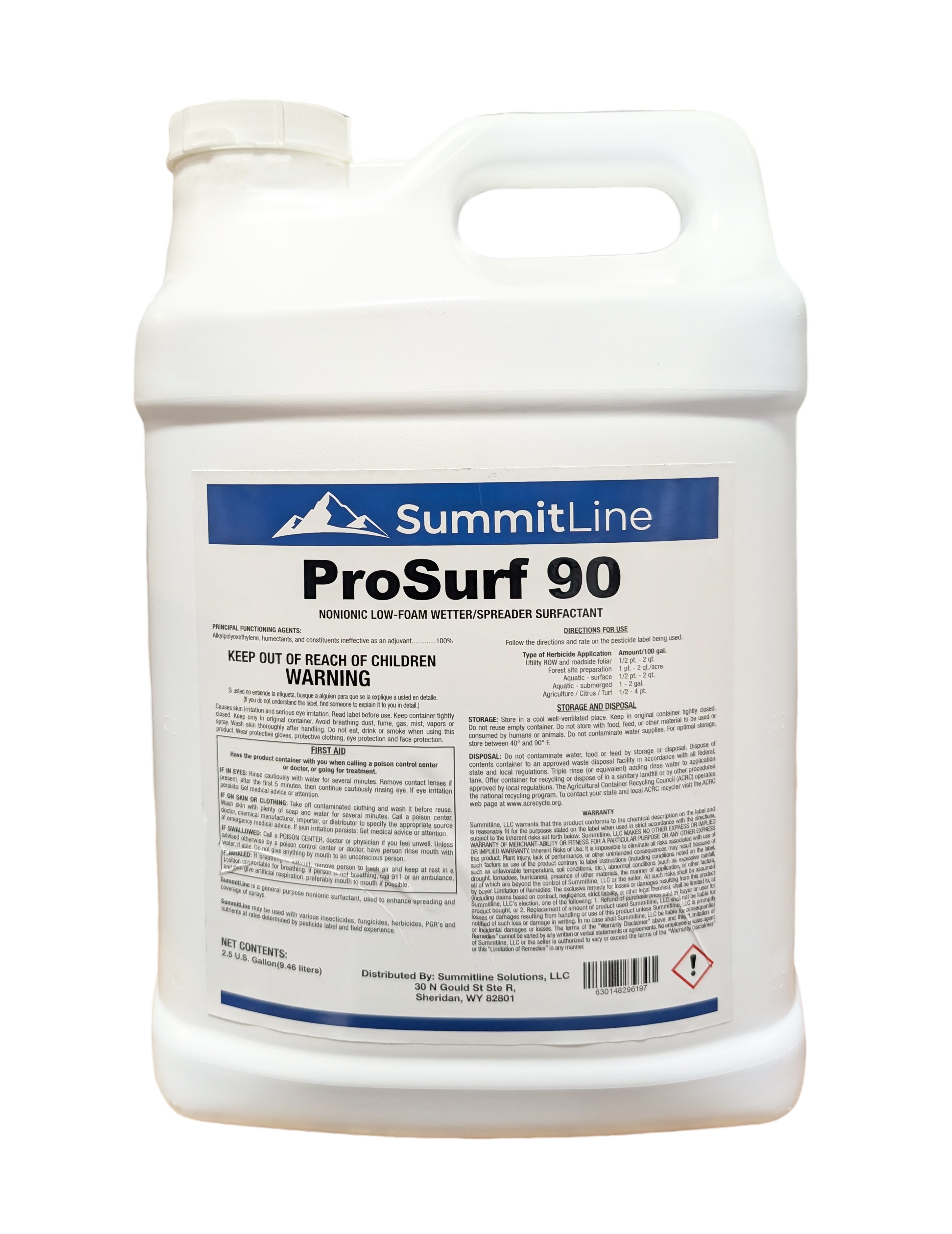 Prosurf 90 Non-Ionic Surfactant jug (2.5 gal)