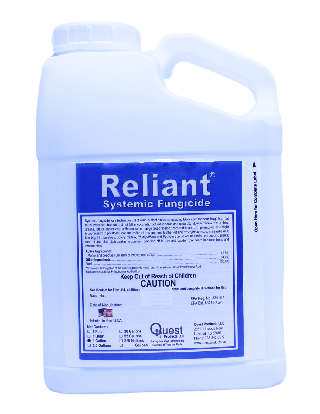 Reliant Systemic Fungicide Phosphite Fungicide & Plant Health Supplement