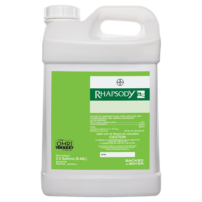 pesticide fungicide herbicide Rhapsody Organic Turf Fungicide
