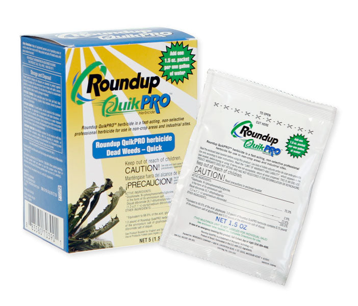 Roundup QuikPRO - 5 x 1.5 oz. packs - simple