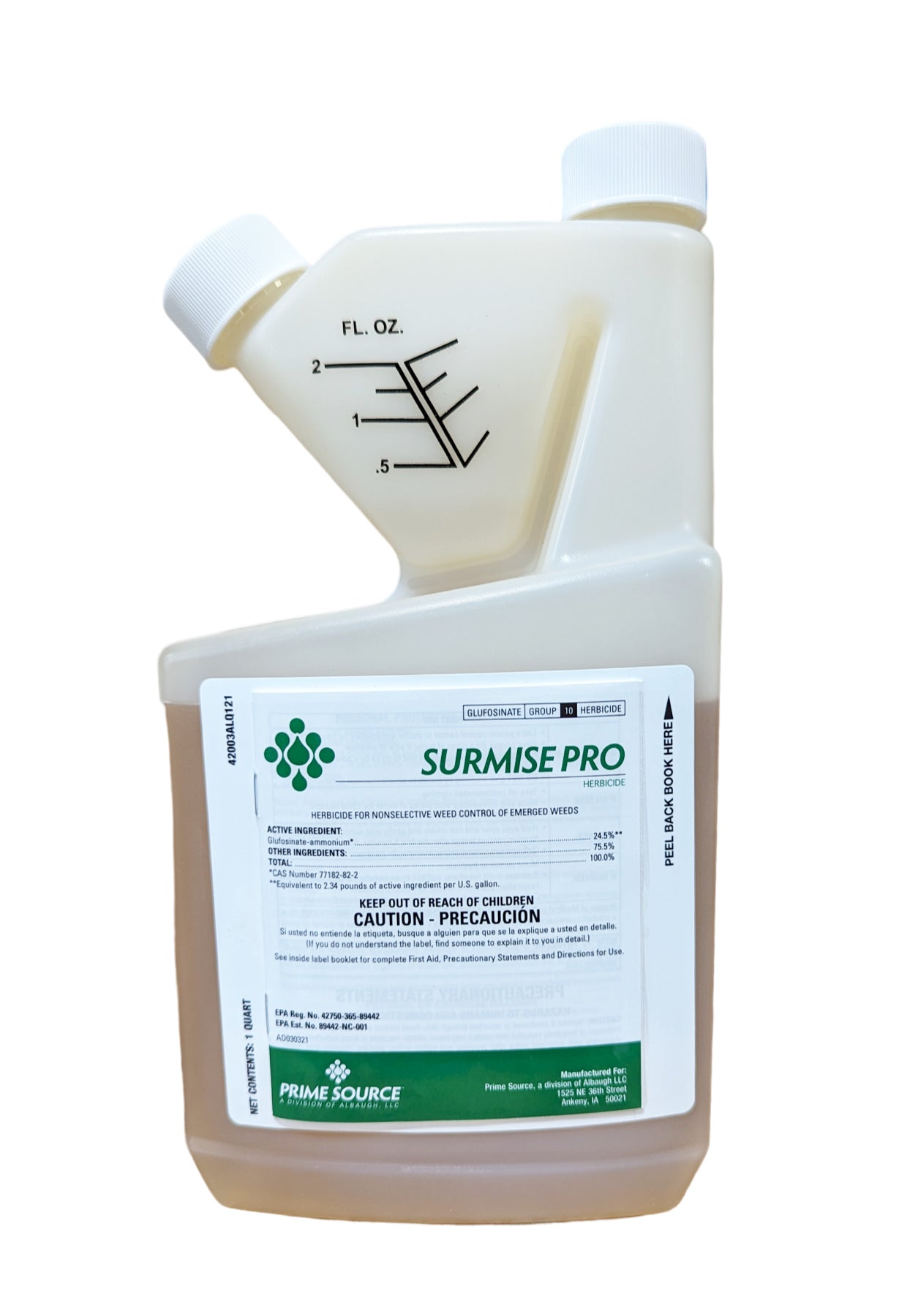 Surmise Pro Herbicide jug (2.5 gal) - simple