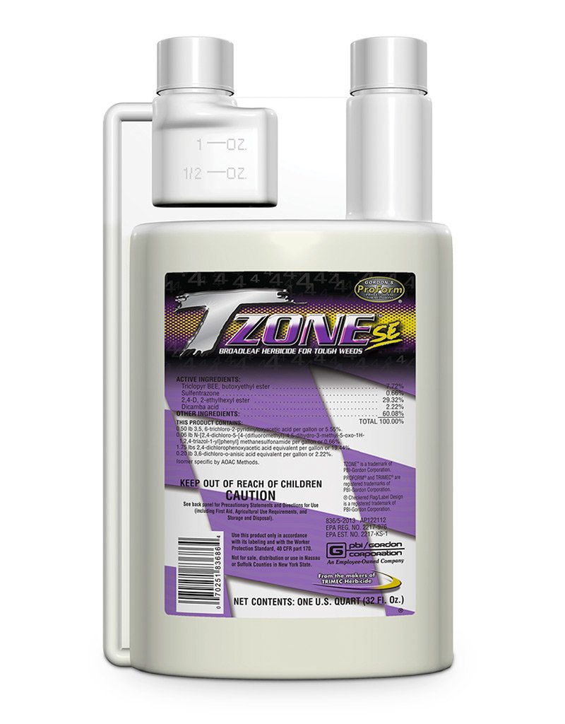 TZone SE Broadleaf Herbicide for Tough Lawn Weeds