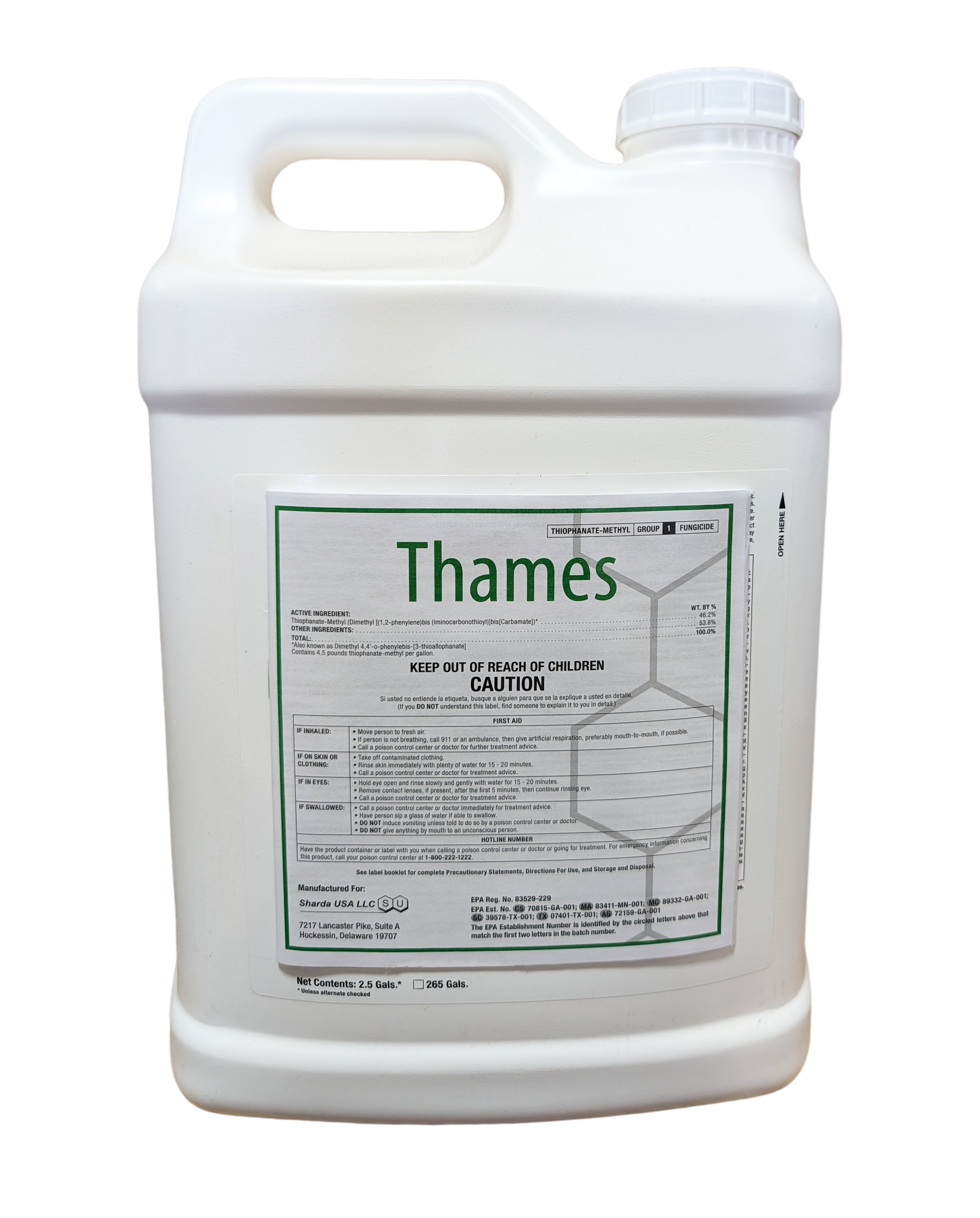 Thames F Thiophanate-Methyl Fungicide