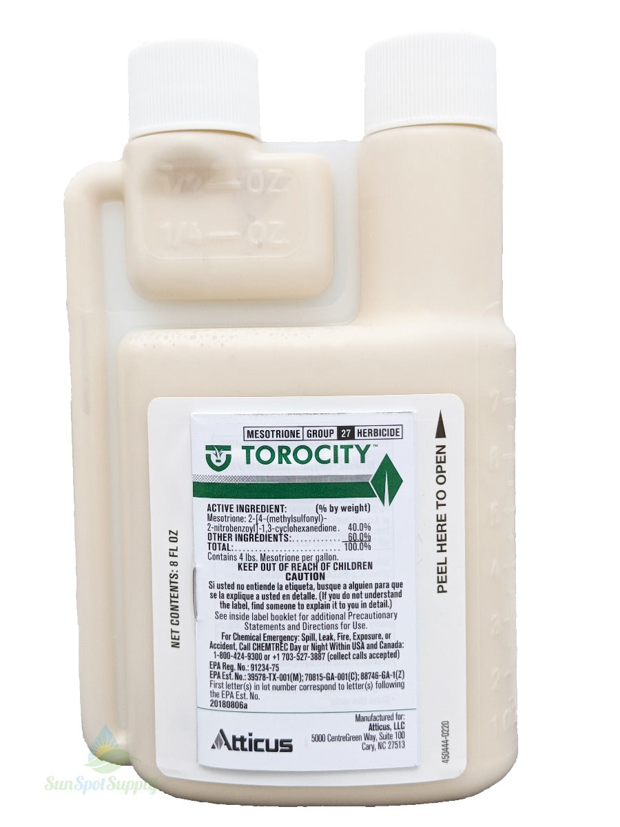 Torocity 4SC Herbicide bottle (8 oz) - simple