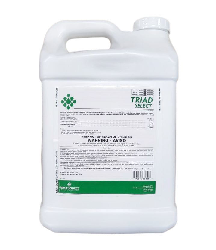 lesco 3-way herbicide Triad Select Herbicide