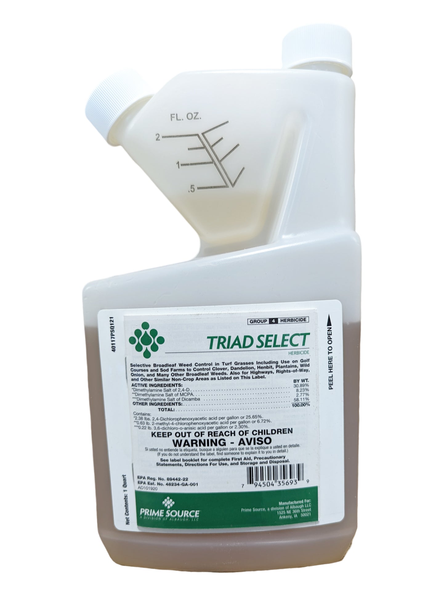 herbicide salt Triad Select Herbicide