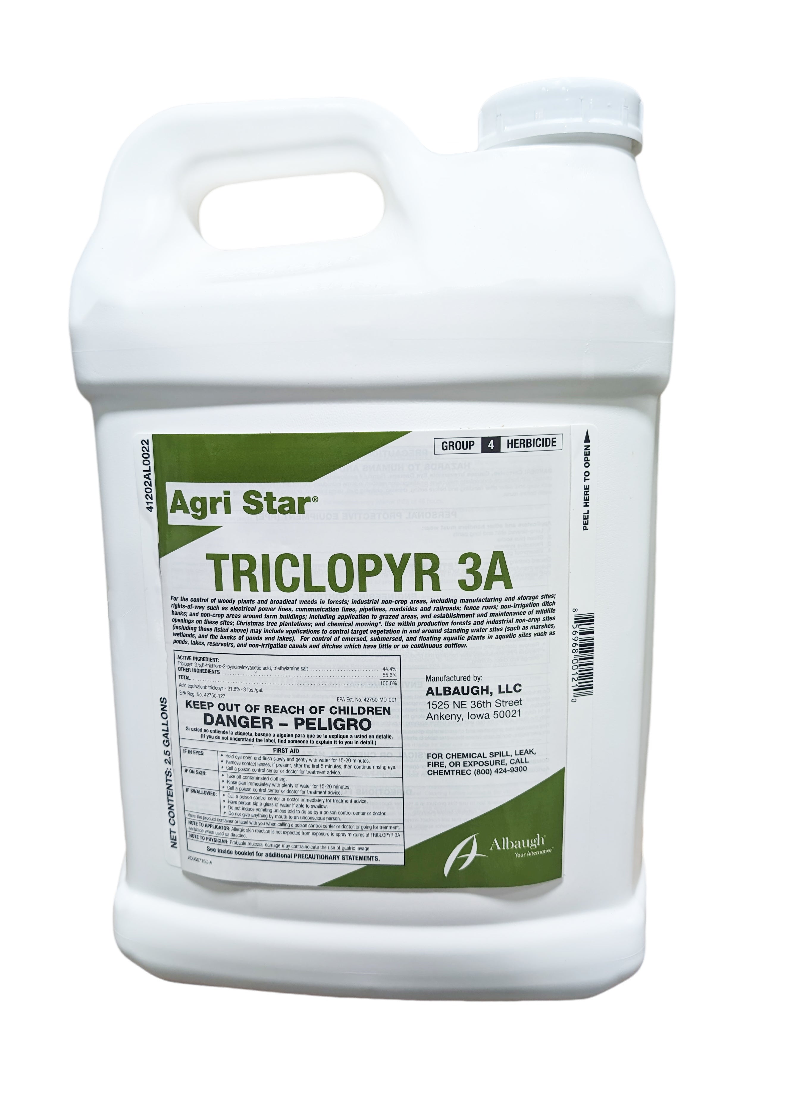 cedar tree herbicide Triclopyr 3A Herbicide 2.5 gallons