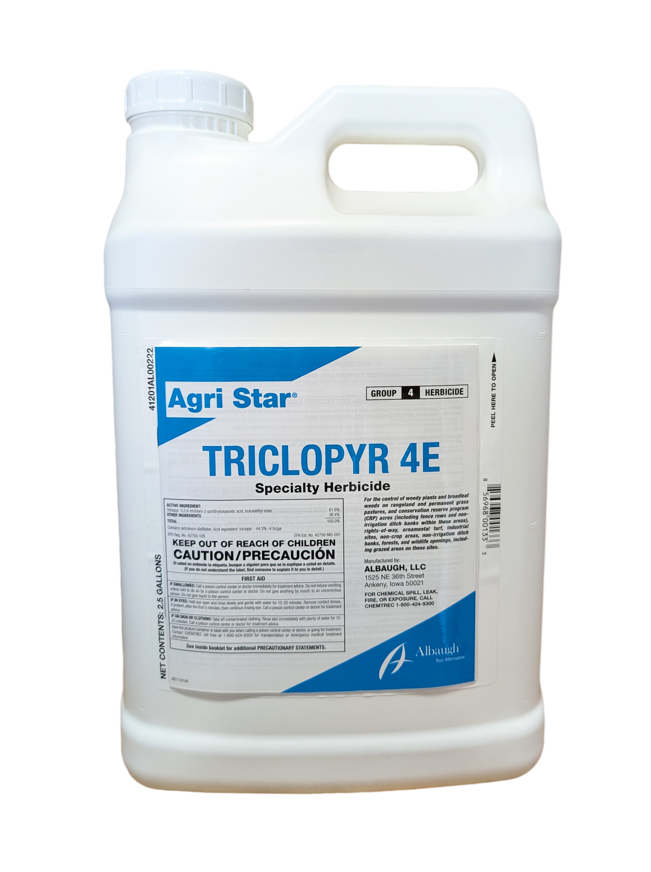 Triclopyr 4E Herbicide jug (2.5 gal)