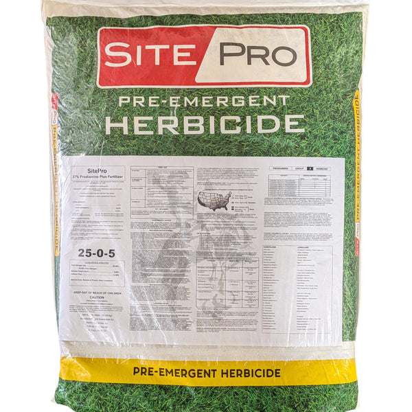 tok e 25 herbicide SitePro 25-0-5 Turf Fertilizer with .37% Prodiamine Herbicide