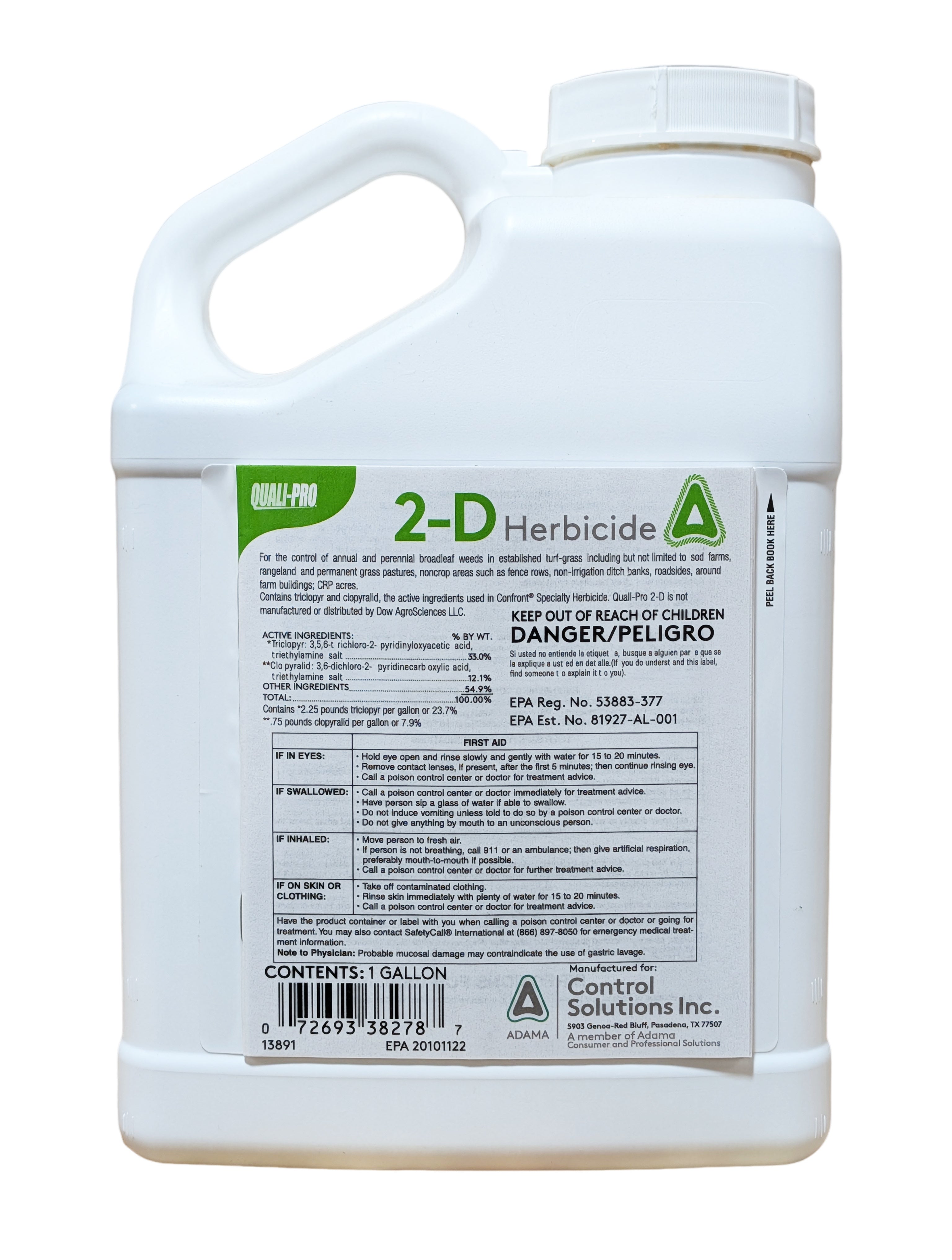 2-D Herbicide Generic Confront – Triclopyr + Clopyralid