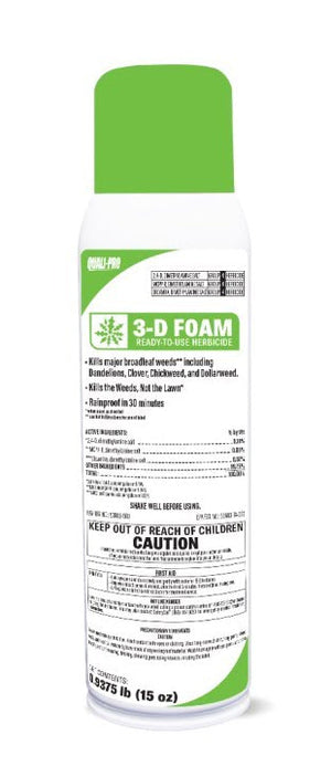 3-D Foam Aerosol Herbicide can (15 oz) - simple