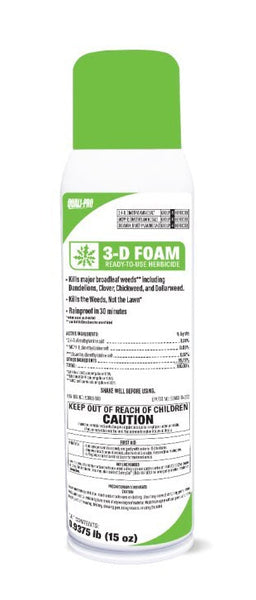 precision foam herbicide 3-D Foam Herbicide: Effective, Fast-Acting Broadleaf Weed Control