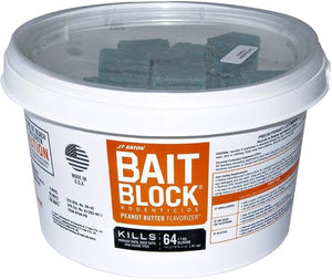 JT Eaton Peanut Butter Flavor Bait Blocks 704-PN pail (4 lbs)