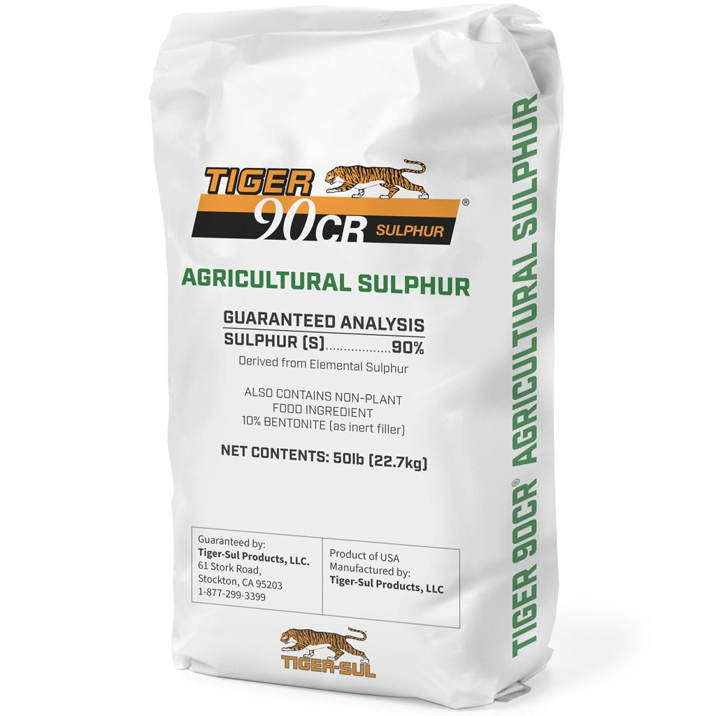 Tiger Sul 90% Granular Elemental Sulfur pallet (40 x 50 lb bags)