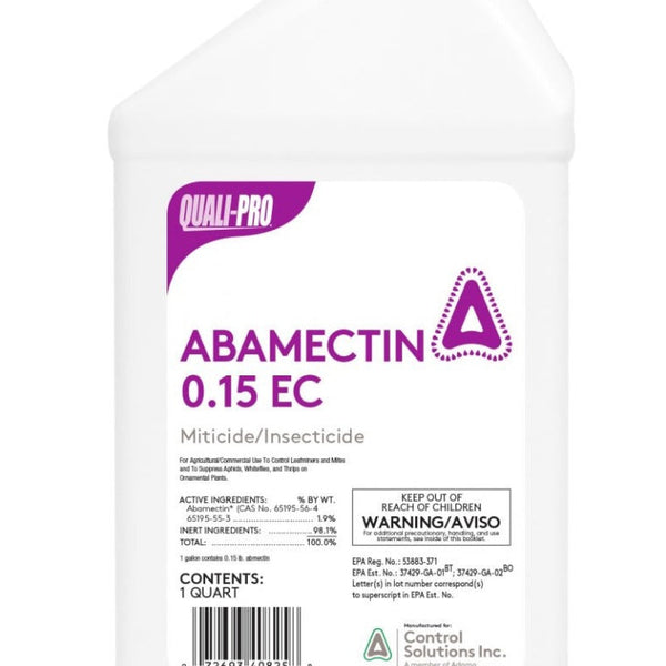Abamectin 0.15 EC – Mite & Leafminer Control for Ornamentals 1 qt