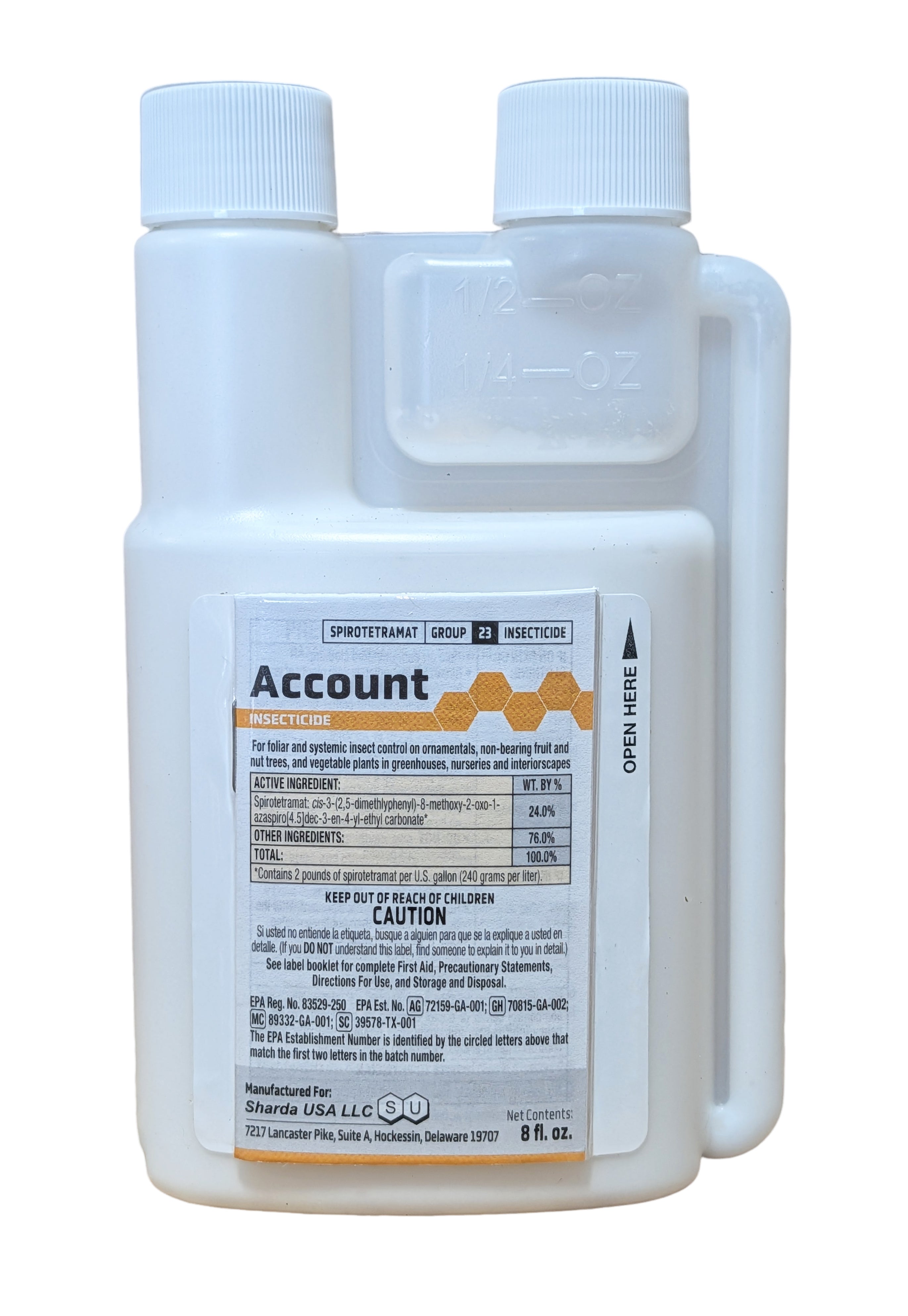 Account Insecticide Systemic Miticide & Insecticide