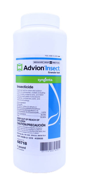 Advion Insect Granular Bait Insecticide bottle (1 lb) - simple