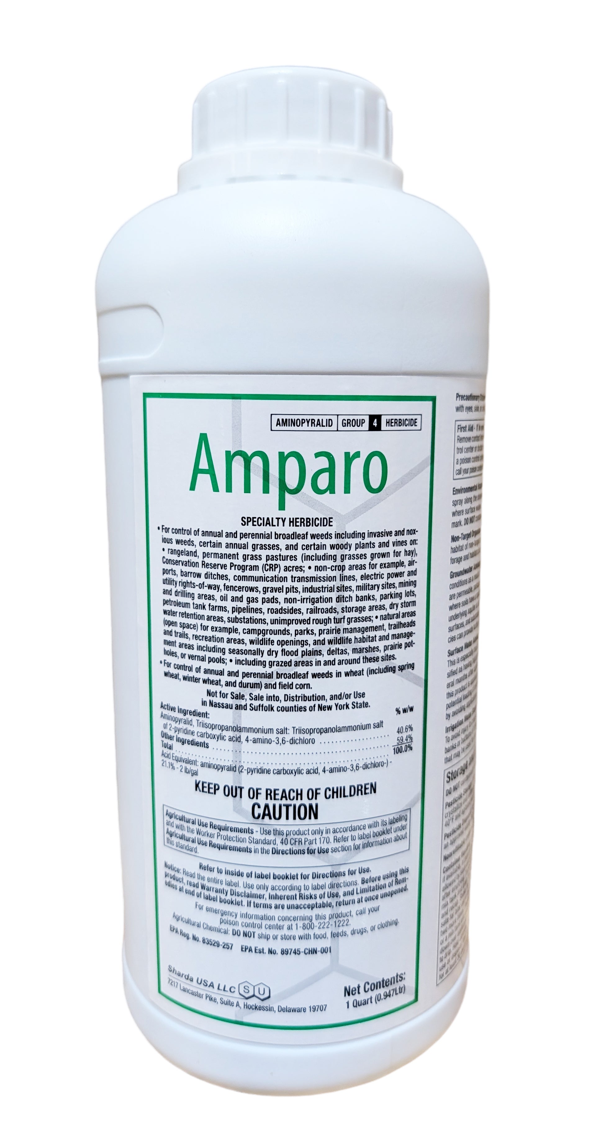 encore herbicide label Amparo Herbicide – Broadleaf & Brush Control replaces Milestone