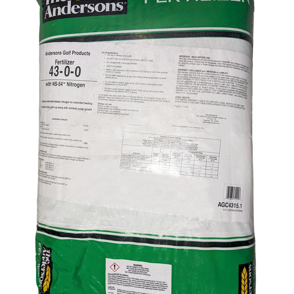 the andersons herbicide 21-22-4 Andersons 43-0-0 NS-54 Fertilizer bag (50 lbs)