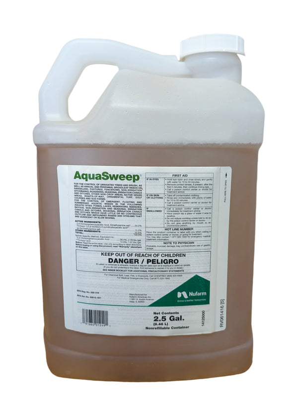 best herbicide for pond weeds AquaSweep Herbicide: Comprehensive Weed & Brush Control for Land and Water
