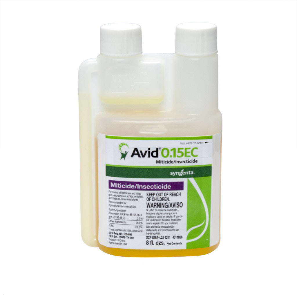 Avid Miticide/Insecticide – Proven Mite and Leafminer Control 8 oz